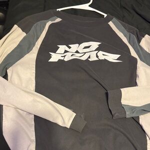 Men's Black and Gray Shirt